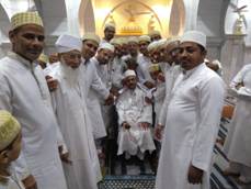 Eid ul Fitr: Istiqbaal of Mukaasir saheb in Musanji Masjid